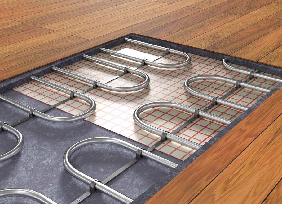 Underfloor Heating is safe, versatile and easy to install